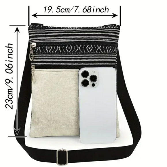 Retro Women's Mini Crossbody/Shoulder Bag, Butterfly on Pink, NWT - Picture 3 of 3